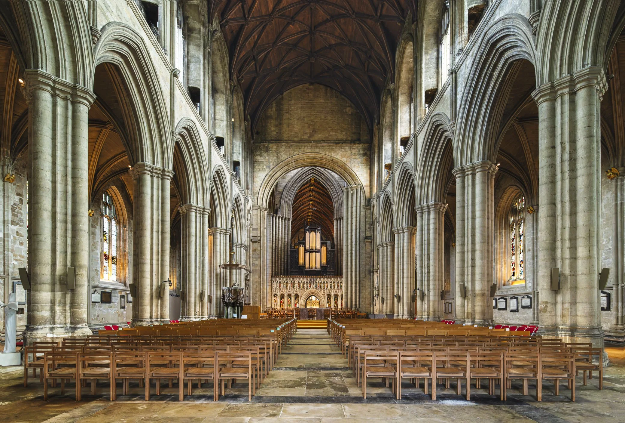 The Nave Looking Towards the Quire Screen.