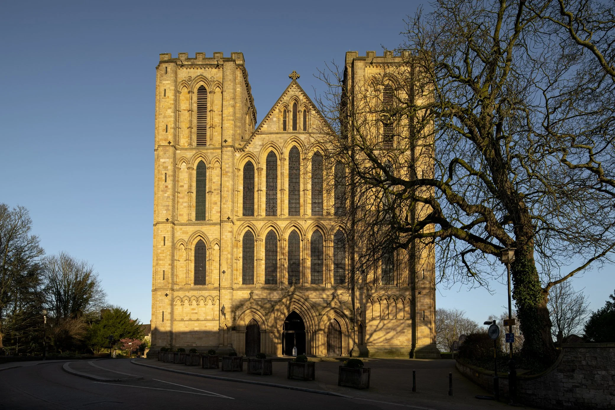 The West Front of Ripon Cathedral.