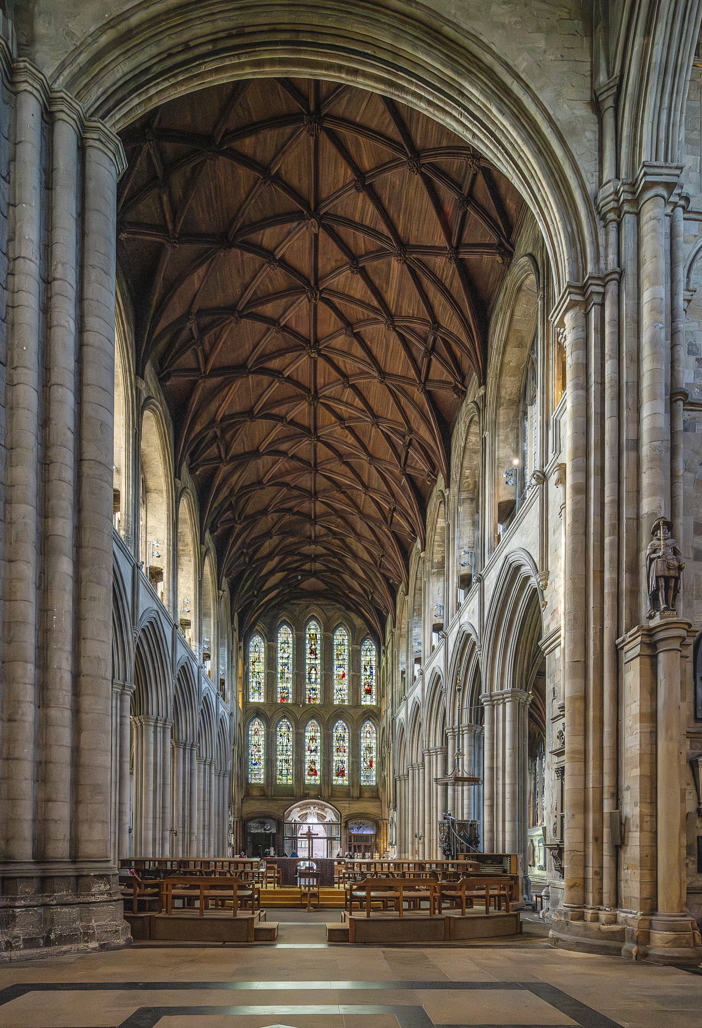 A View From the Crossing, Looking Towards the West Window.