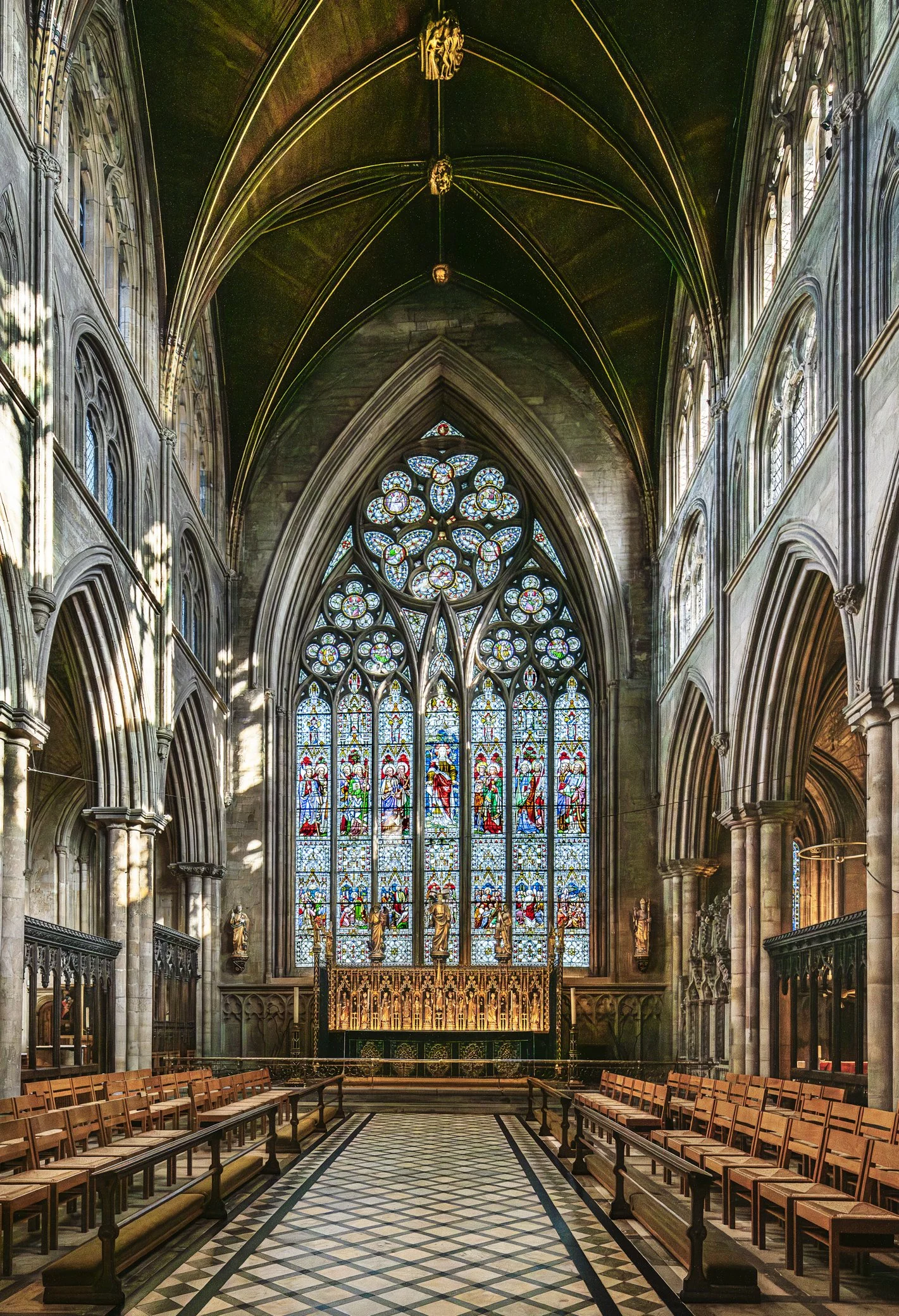The Choir and Great East Window.