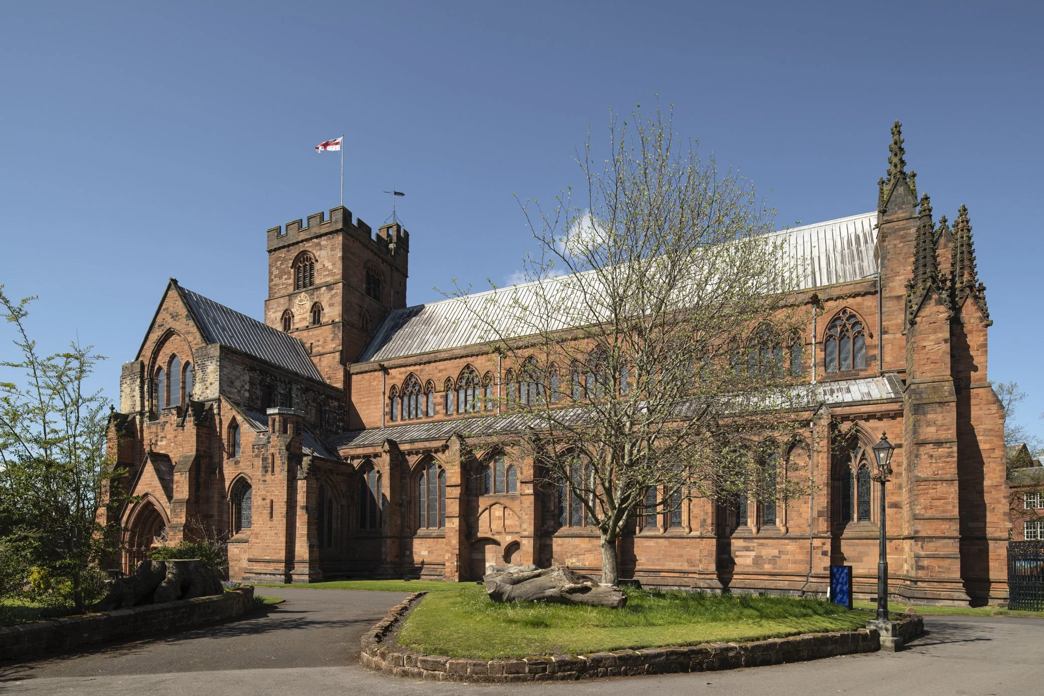 Carlisle Cathedral Seen From the South.