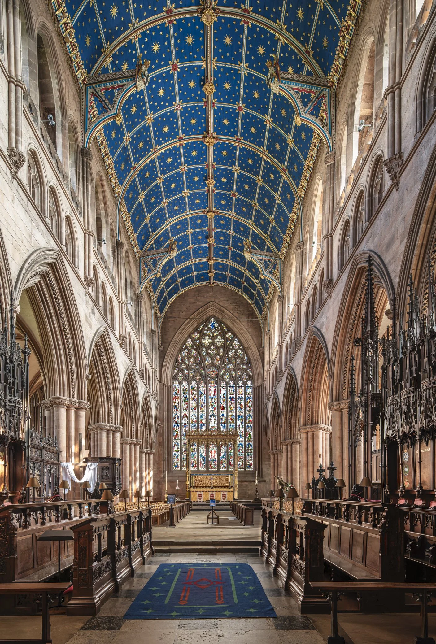 The Choir and Choir ceiling.