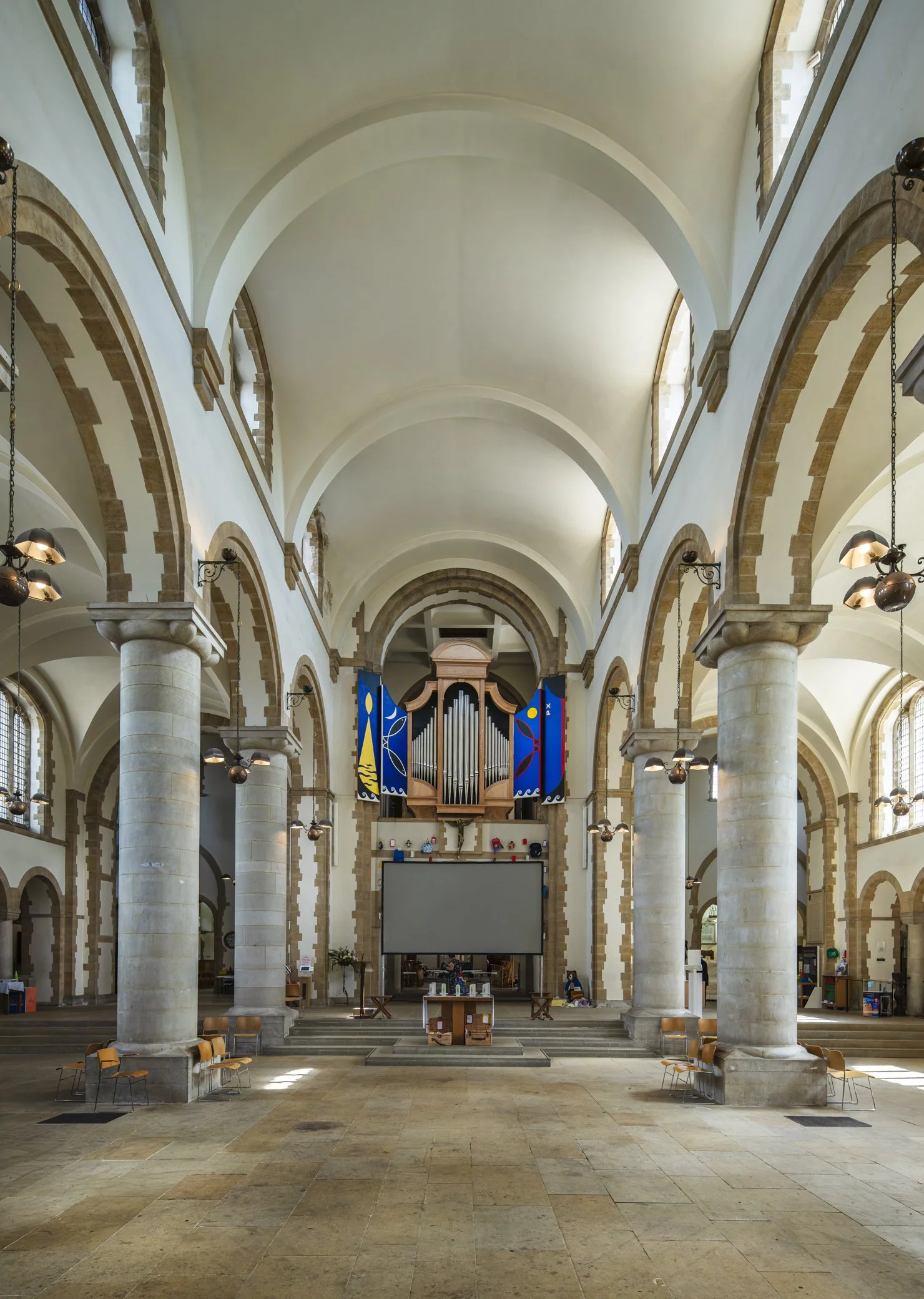 A View Through the Nave.