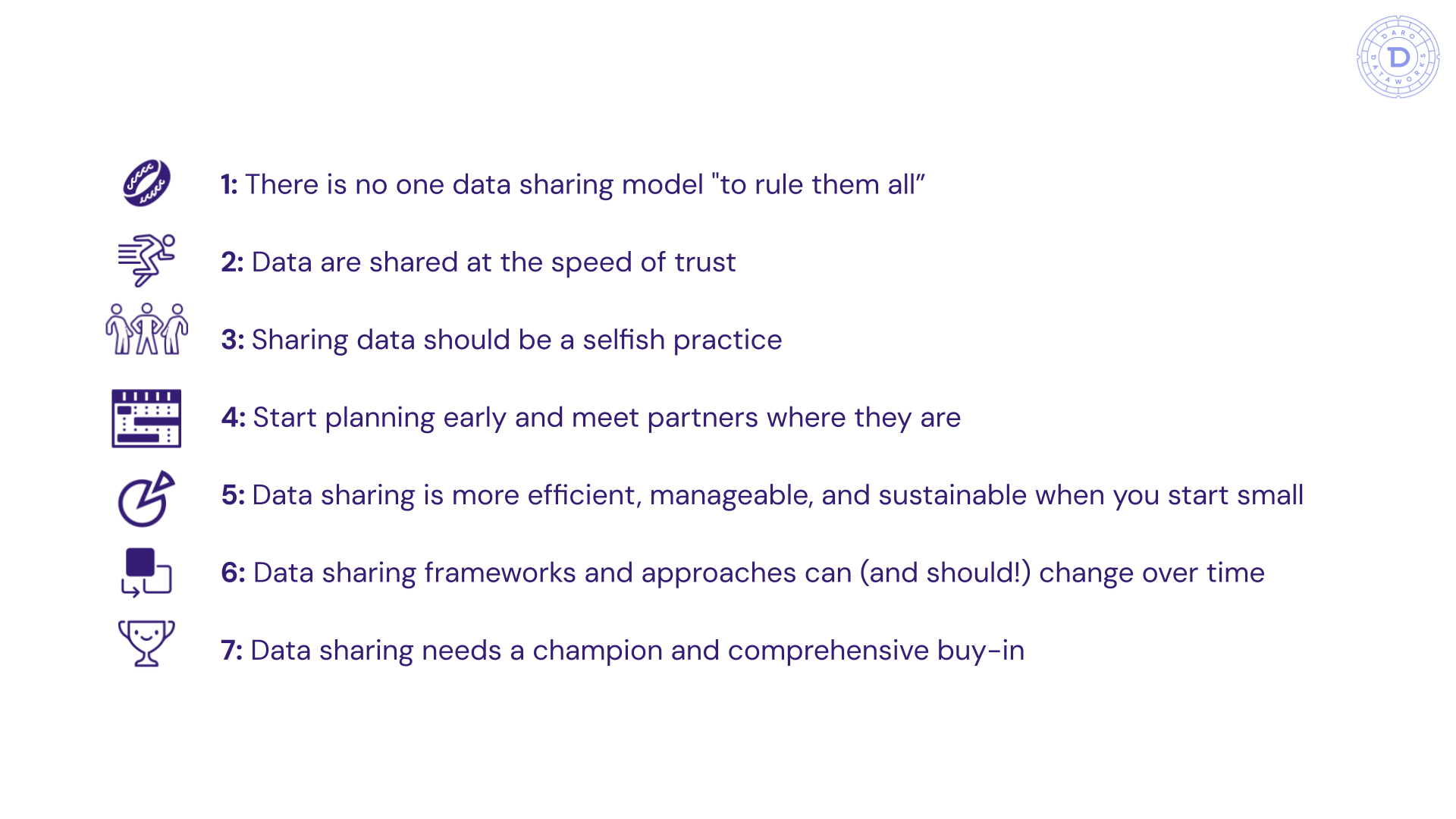 7 Truths of Data Sharing — DARO