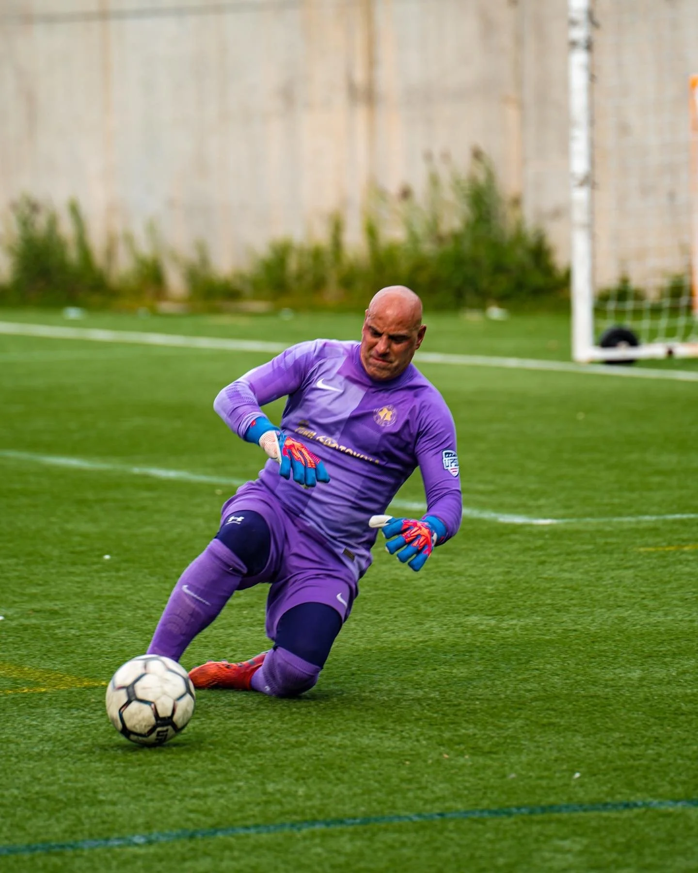 telly on floor ball.JPG