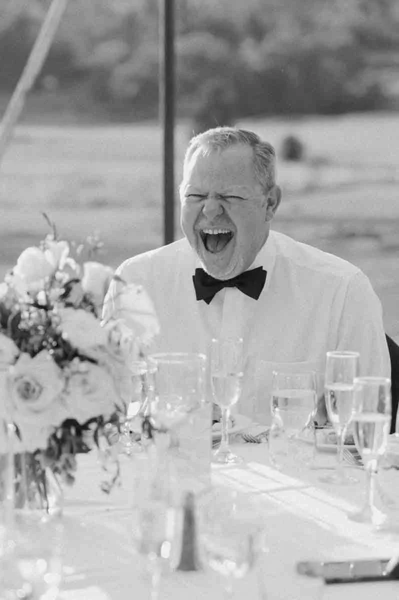 joyful wedding reception at The Country Club of Scranton photographed by Scranton Wedding photographer