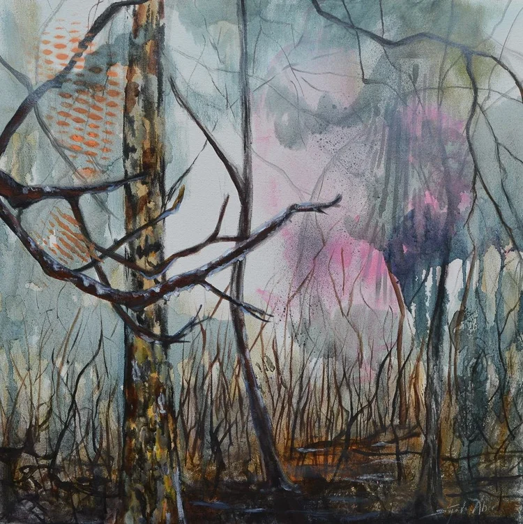 Herself — painting by Sujata Aher
