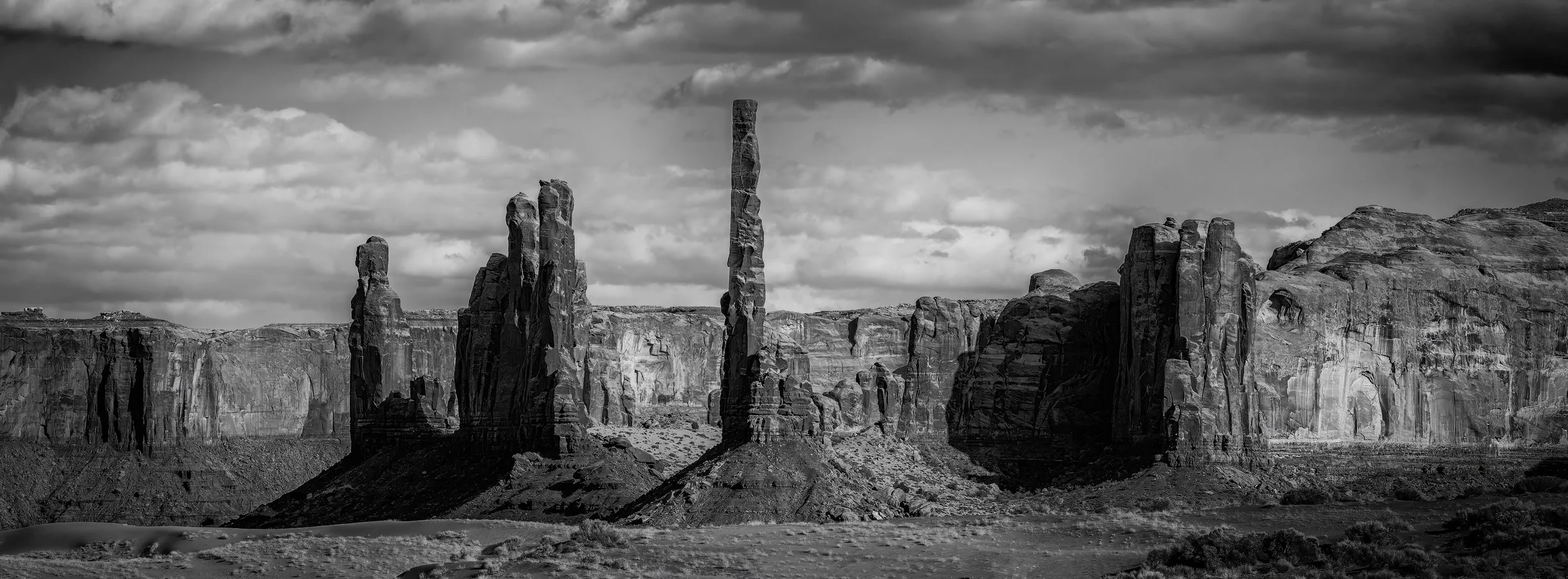 TOTEM POLE – No longer open to climbing, this dramatic rock spire is the tallest in the world at 400 feet.