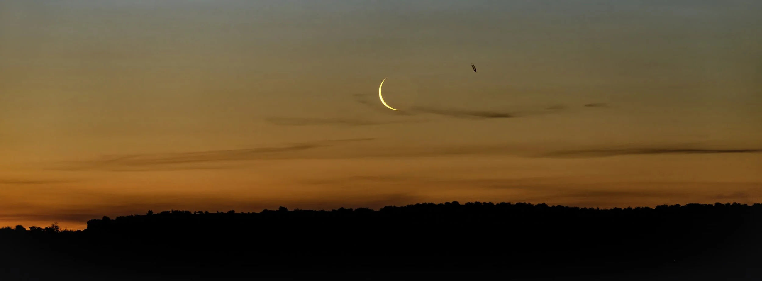 The Moon and The Meteor – It wasn’t until after reviewing my images of the beautiful moonset over the eastern horizon of The Valley of the Gods that I realized I’d also captured a meteoroid burning through Earth’s atmosphere. What a magical surprise!