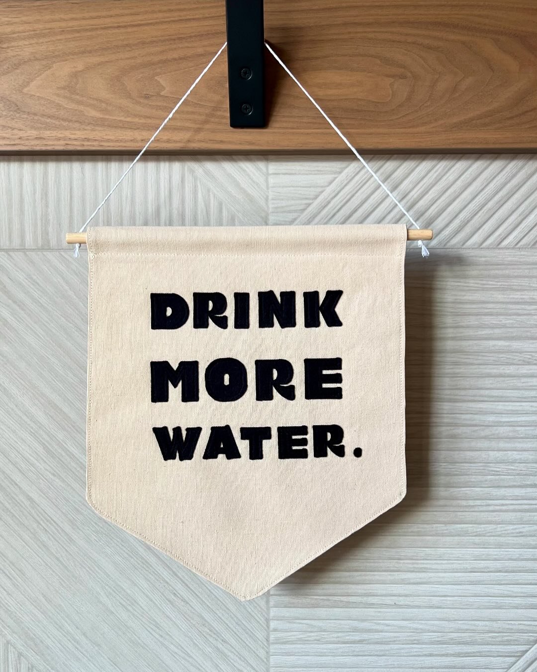 Mini banners! Cuuuute! 🤩

More in the works but here&rsquo;s a couple cuties:

Drink More Water (the reminder everyone needs) 
and
FUUUUUUUUUCK (by popular demand and because sometimes you just need to let it out before you can move on with your bad