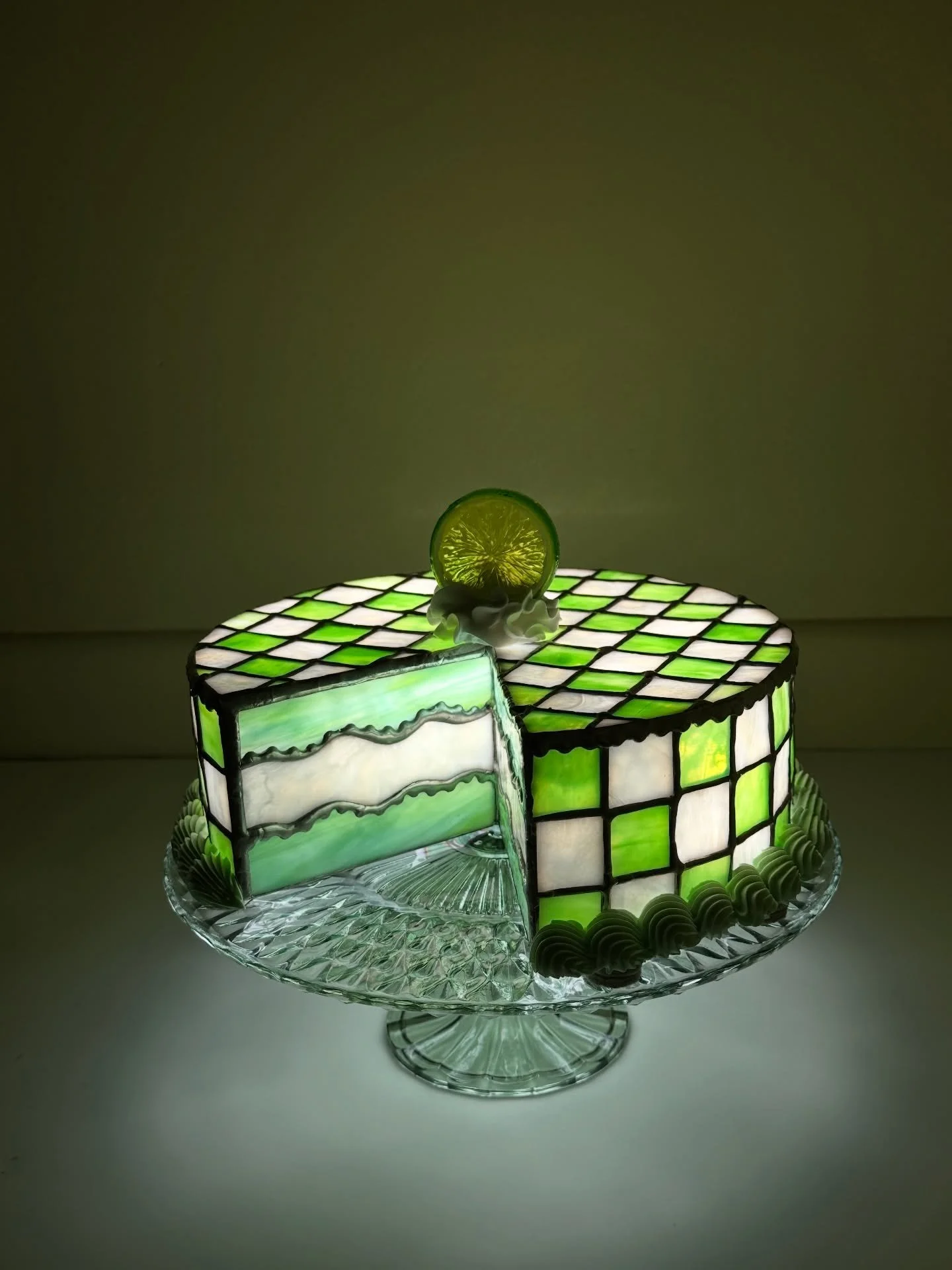 Taking a trip down memory lane with this very green unique project I completed a couple years back! 
Happy St Patricks day pals! ☘️

#stainedglass #cakeartist #torontoart #glassart #design