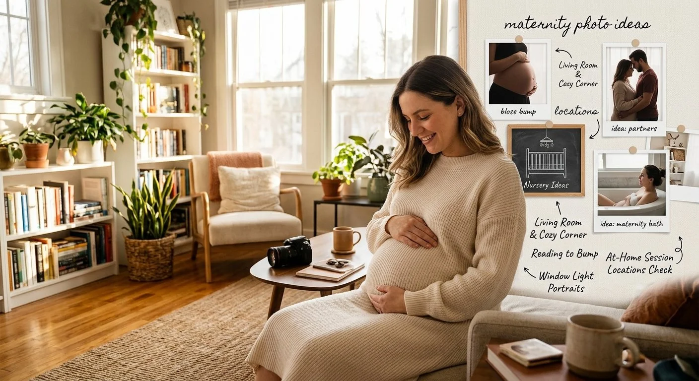 Indoor vs. Outdoor Maternity Sessions: Which Fits Your Style?