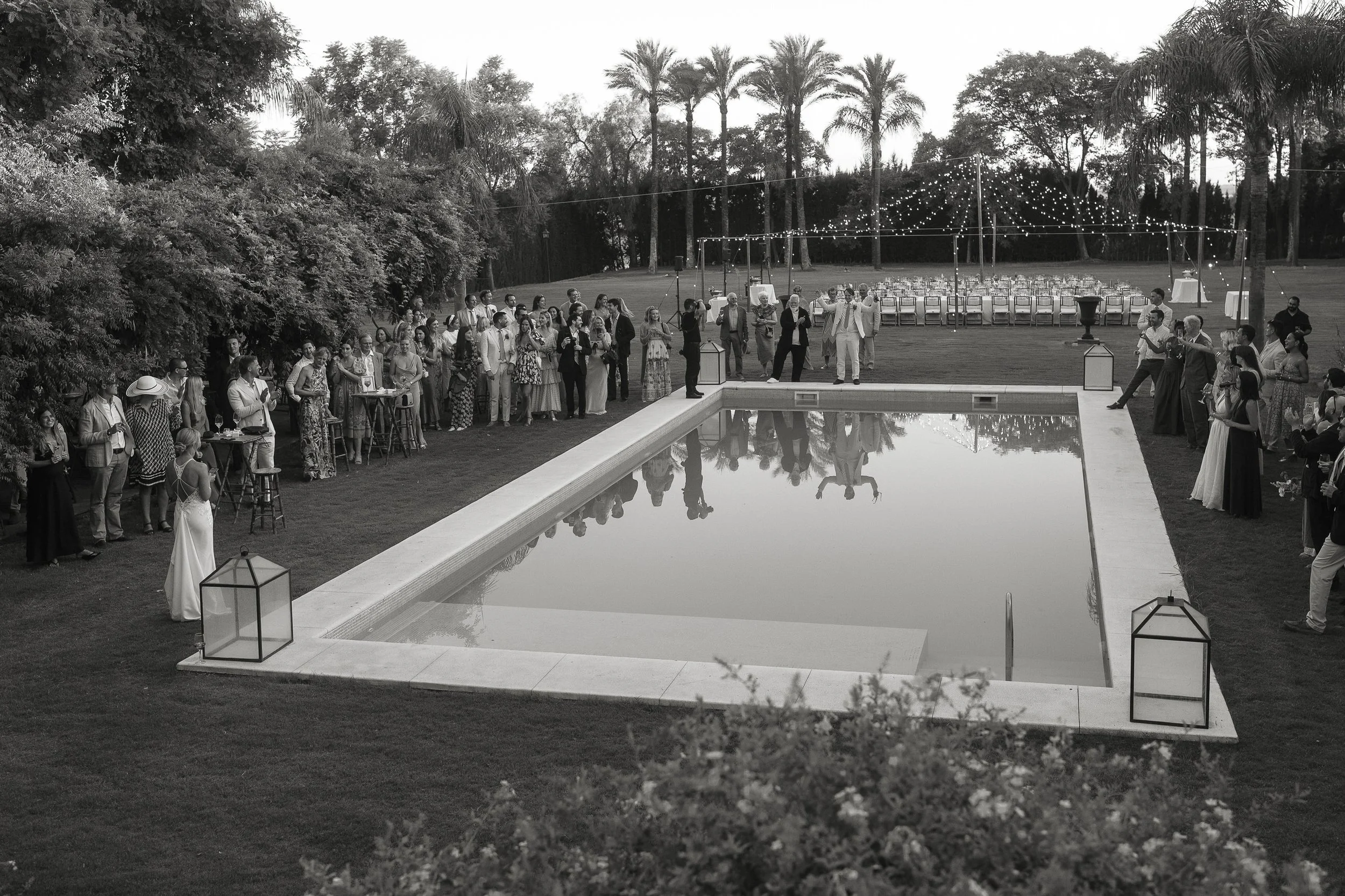 Wedding ceremony at Bellasombra House in Seville, Spain