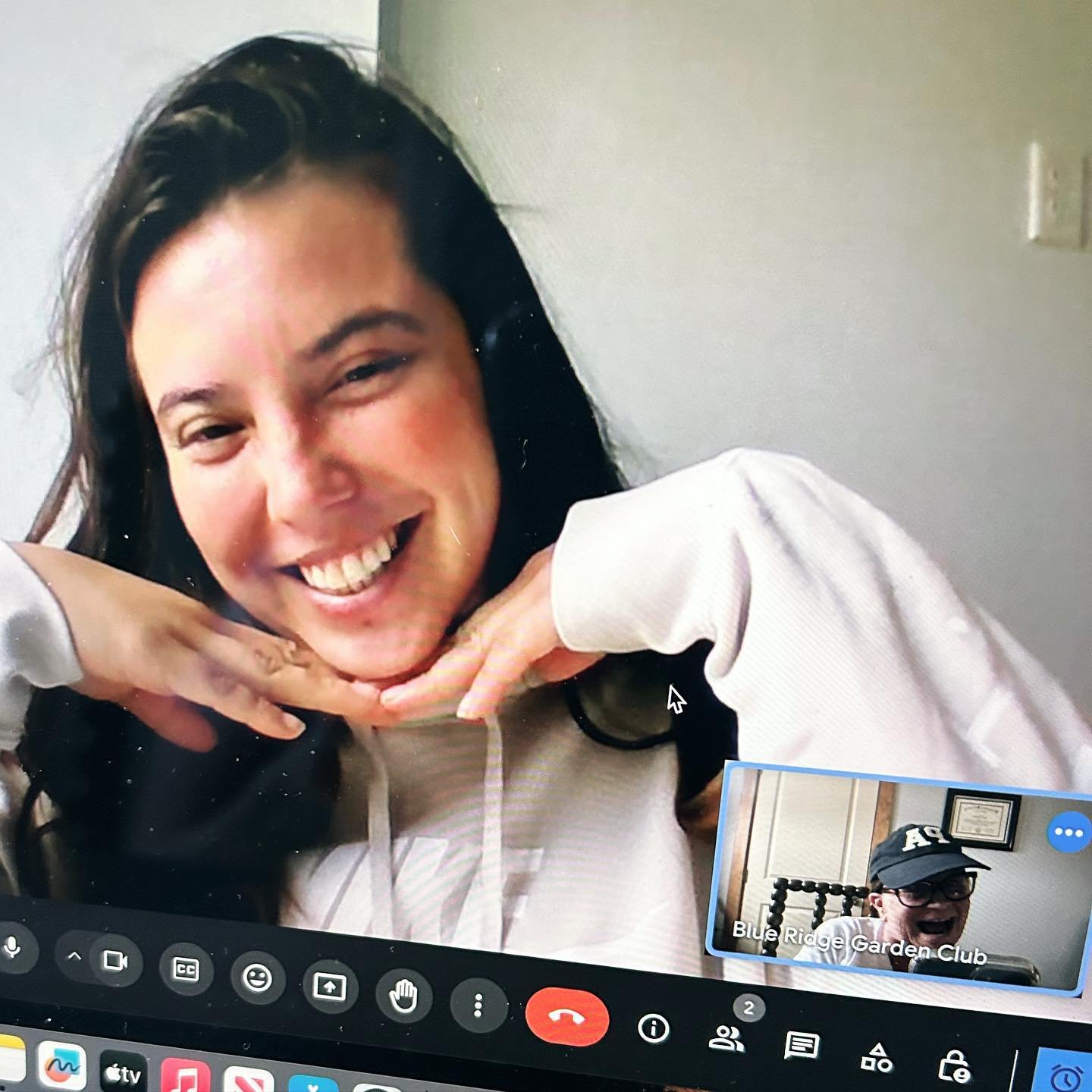 When your club&rsquo;s VP is wrapping up work in Denver, you video conference about our website 🥰 I Missssss You!