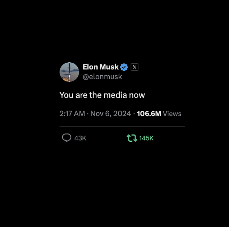 You Are The Media Now