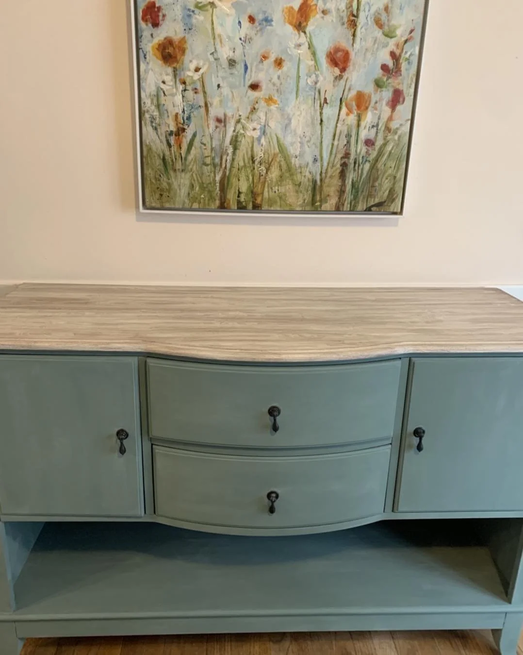 painted buffet