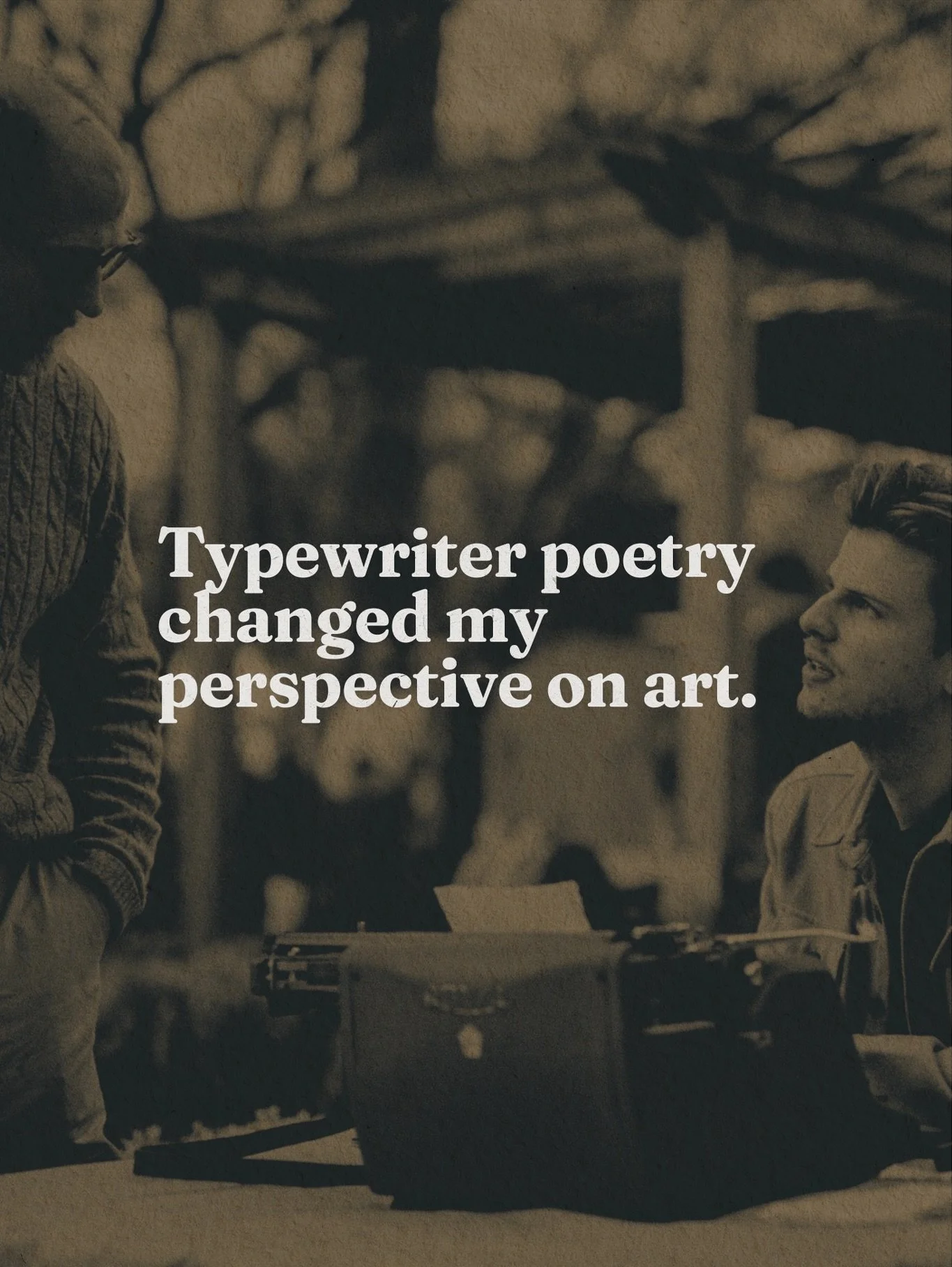 Hello everyone! I just shared my first blog on my website. I&rsquo;ve been reflecting over the last two years about what I&rsquo;ve learned making typewriter poetry. And what I&rsquo;m still learning ✍🏼

And spoilers&hellip; it isn&rsquo;t what I ex