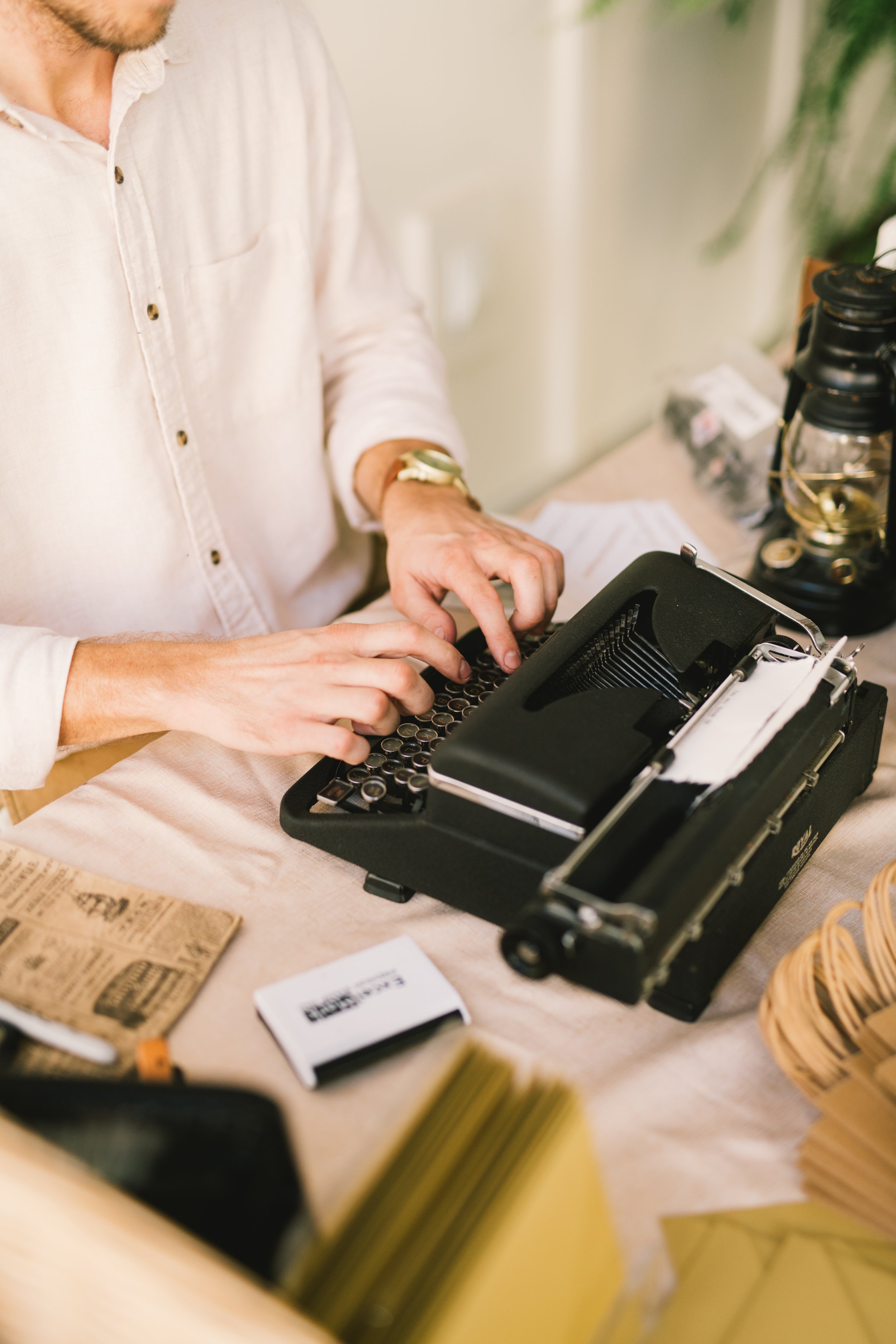 Why Couples Are Hiring Typewriter Poets for Their Weddings