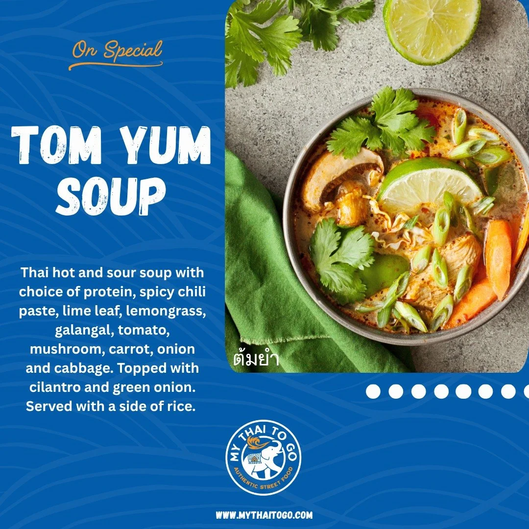 🇹🇭 On special this weekend! 🇹🇭

Friday @ U.S. Foods CHEF'STORE - Kalispell -- 11:30a-7:00p

Sunday @ Beargrass Gift + Drug - CFalls -- 11:30a-2:00p + 4:30p-7:00p