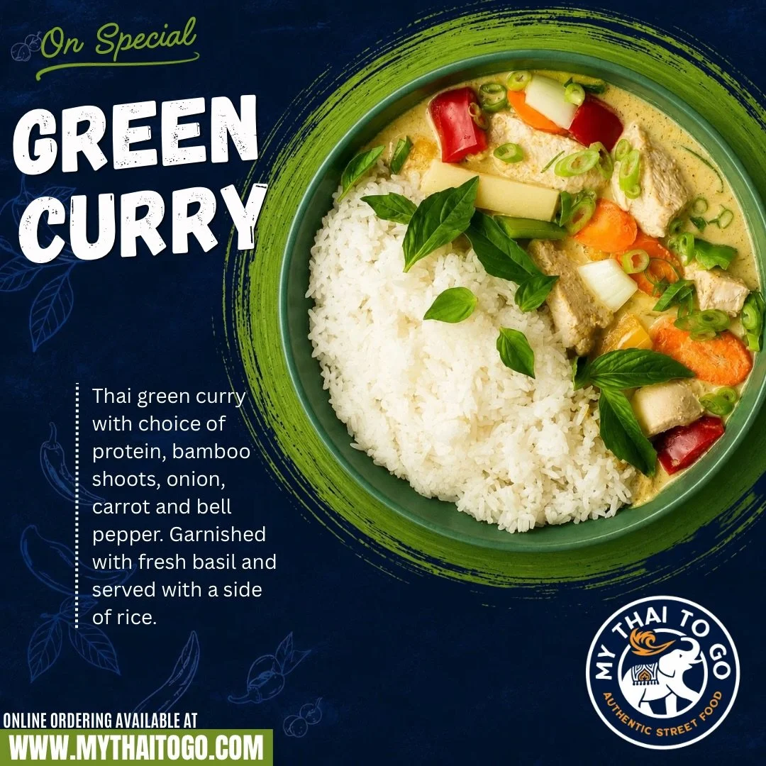🇹🇭On special this weekend🇹🇭

Online ordering - choose a pickup time - reserve your order!
www.toasttab.com/mythai

📍Friday @ U.S. Foods CHEF&rsquo;STORE - Kalispell
11:30am - 7:00pm

📍Sunday @ Beargrass Gift + Drug - Columbia Falls
3:00pm - 7:0