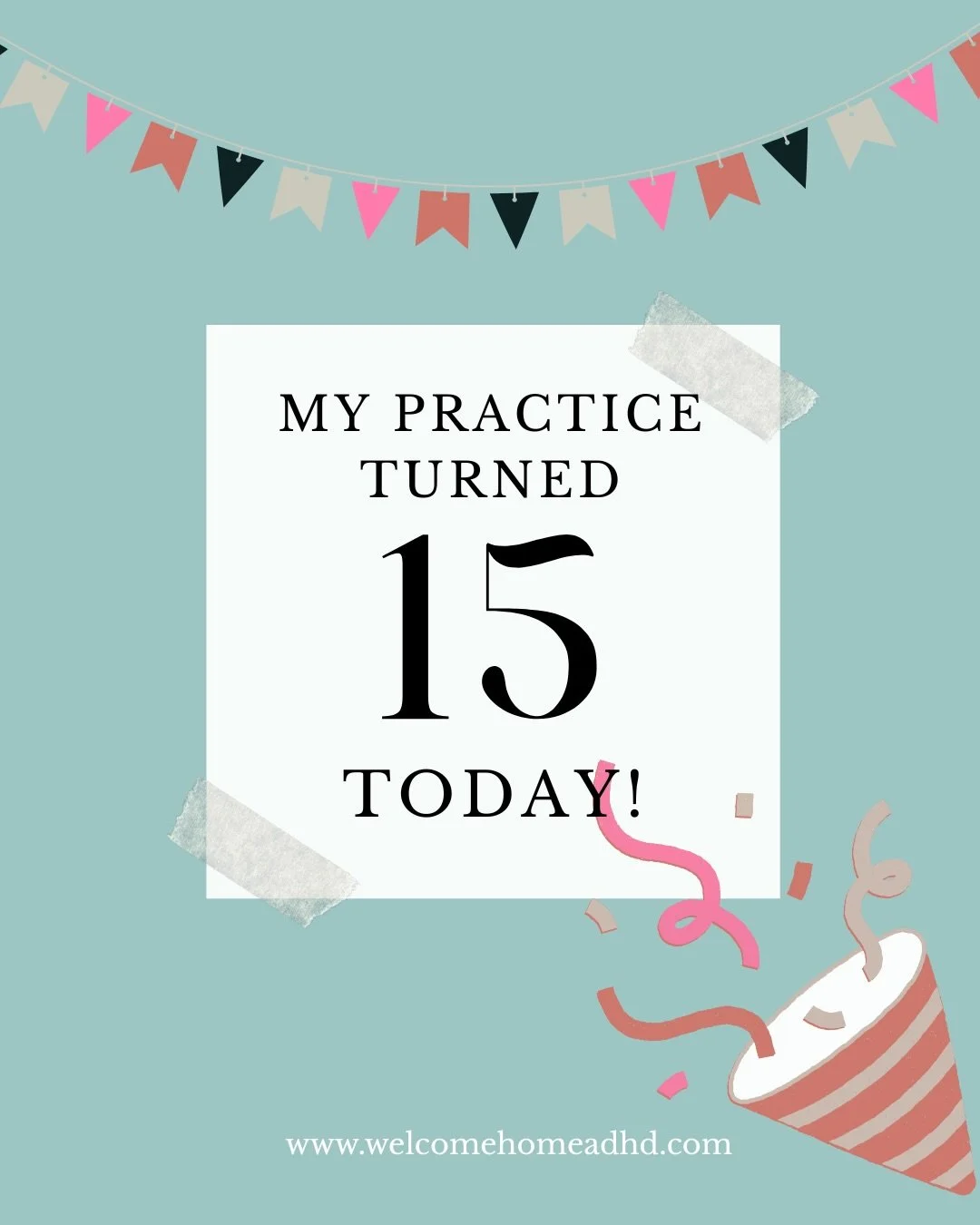 Fifteen years ago I opened my private practice with a few clients a week and a lot of hope.

I knew almost nothing about running a business.
I was figuring it out in real time.
There were slow weeks and months that rattled me.
Moments I questioned ev