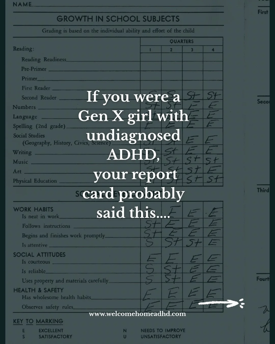 &ldquo;Very bright, but she would get better grades if she just applied herself.&rdquo;

That was written on one of my report cards.

Another one said:
&ldquo;She talks too much in class.&rdquo;

Turns out that one worked out pretty well for becoming