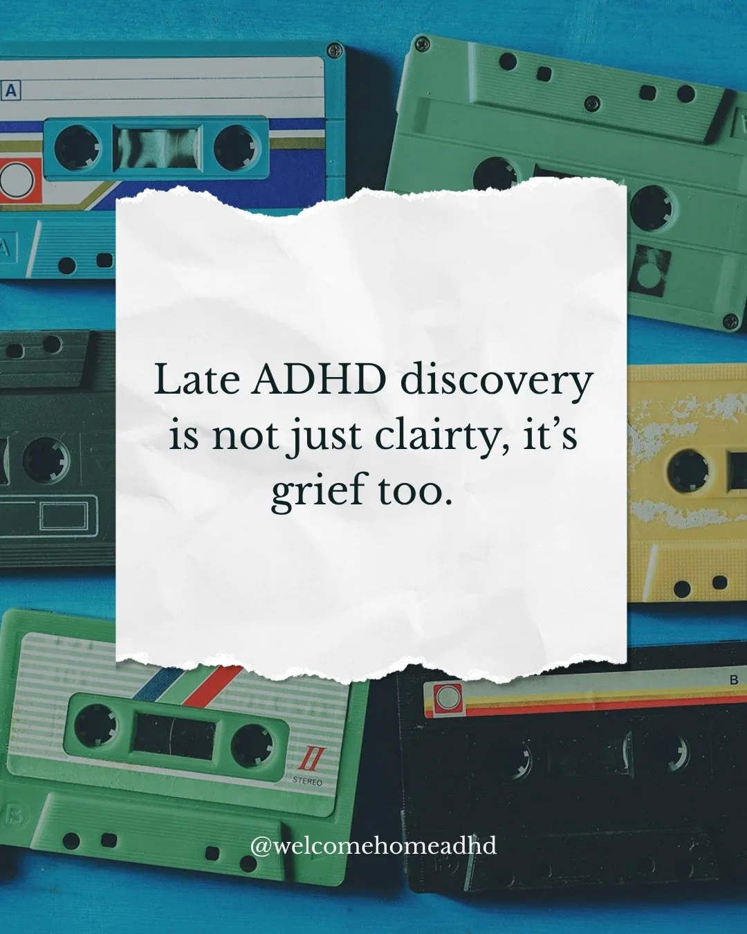 ADHD isn&rsquo;t just clarity&mdash;it&rsquo;s grief too.

Grief for the years of not knowing.
Grief for how hard you were on yourself.
Grief for the life you thought you &ldquo;should&rdquo; have by now.

That part matters.
And it&rsquo;s part of th