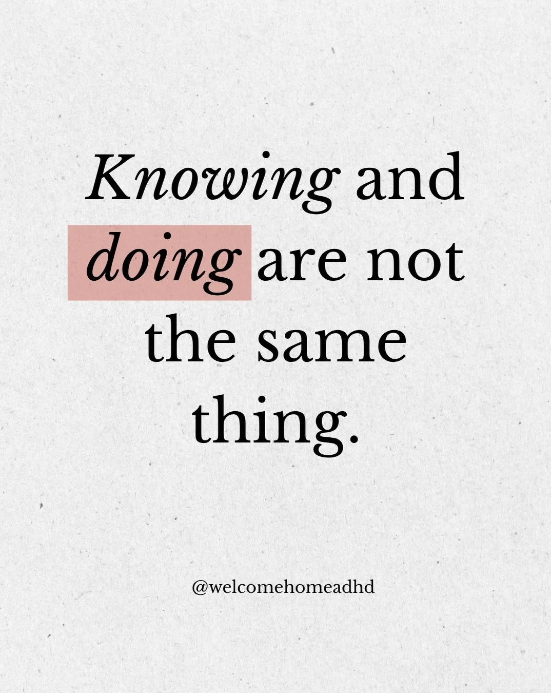 ADHD is not a knowledge gap.

If knowing what to do was enough, ADHD would be a whole lot easier.

You know what needs to get done. You know how to do it. You&rsquo;ve probably done it a hundred times before.

But ADHD can make getting started, figur