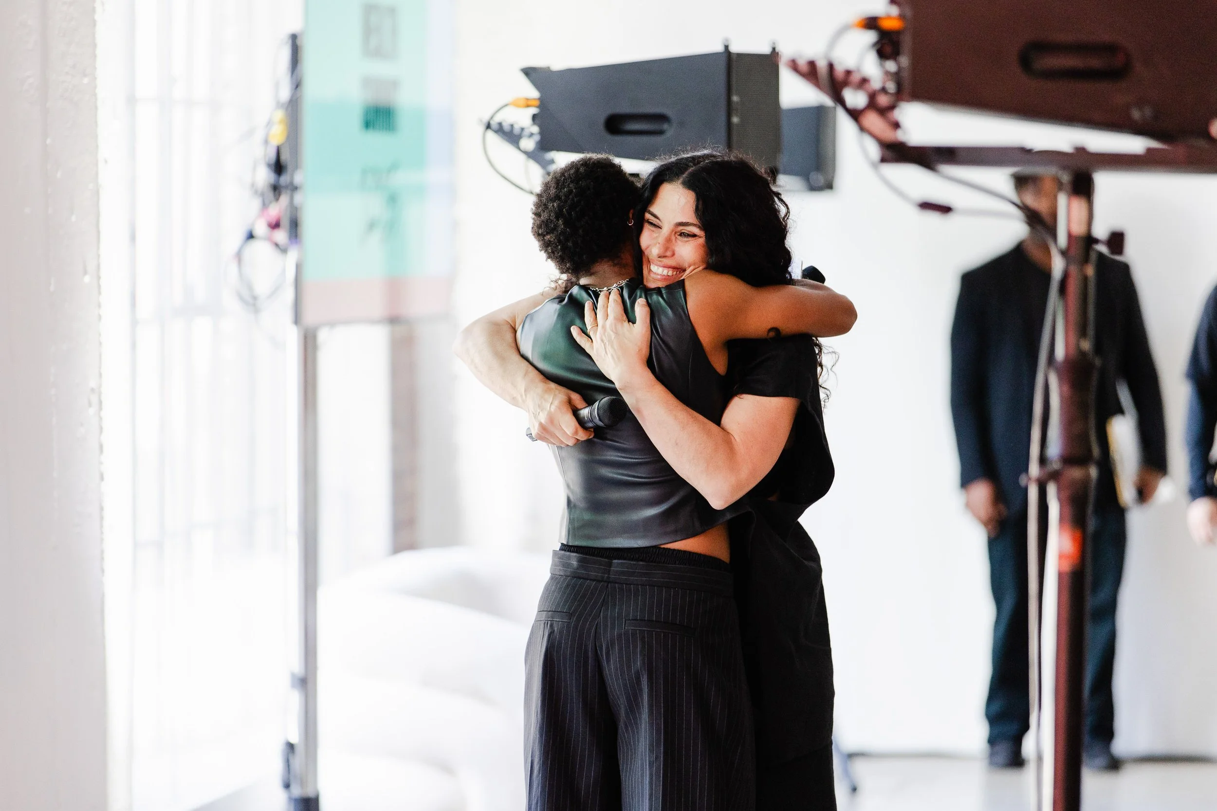 Community connection during a nonprofit financial wellness event in Los Angeles