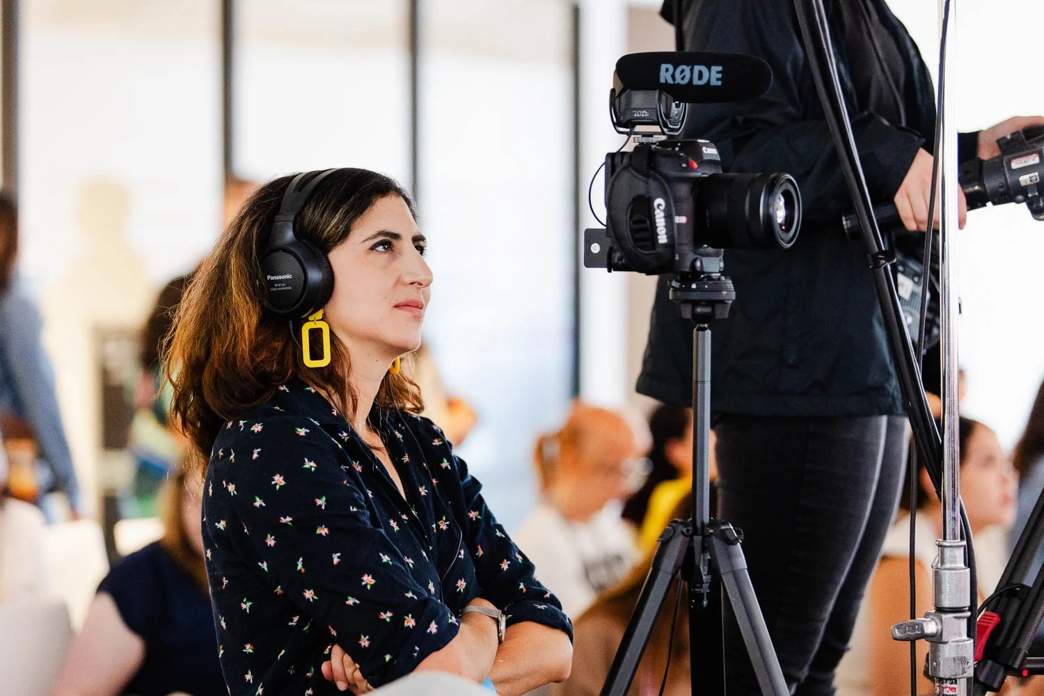 Solhaus Media filming a nonprofit event behind the scenes