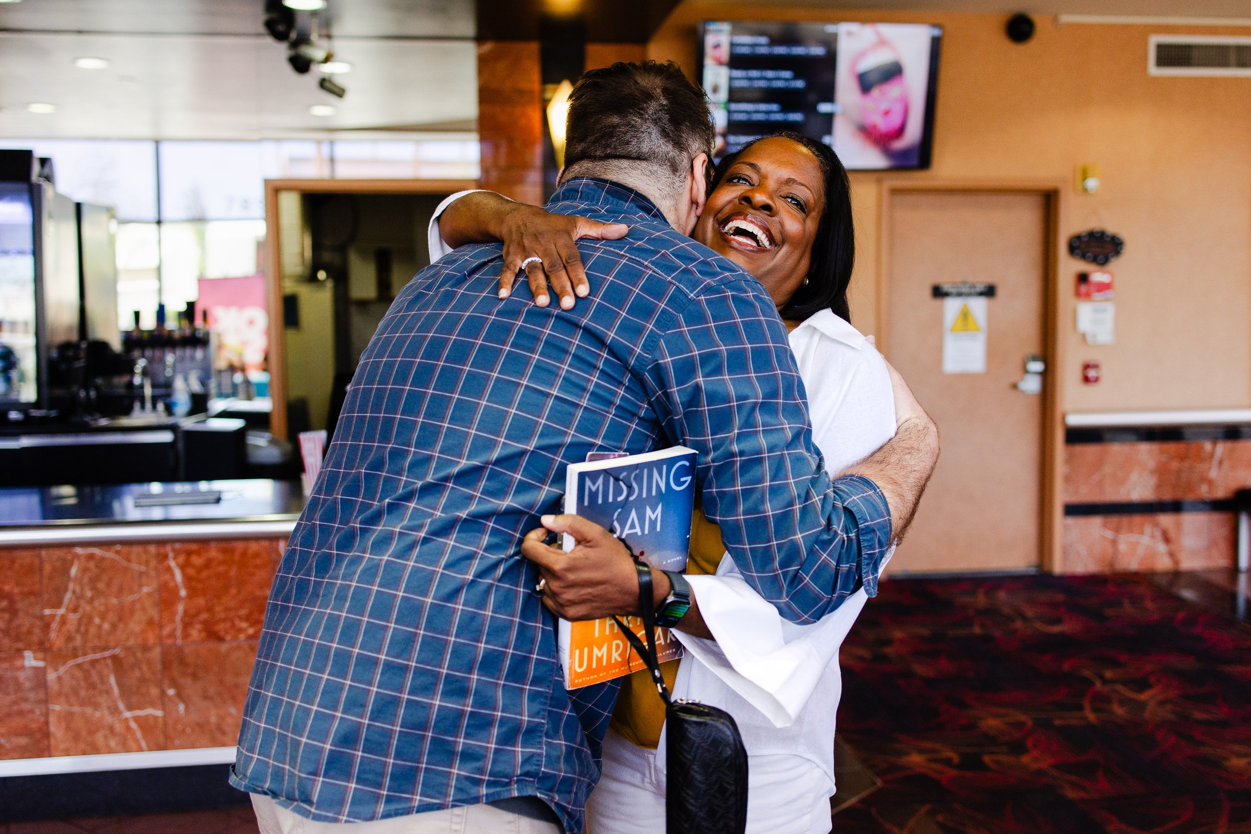 Attendees socializing and networking during Palm Springs Book Fest.