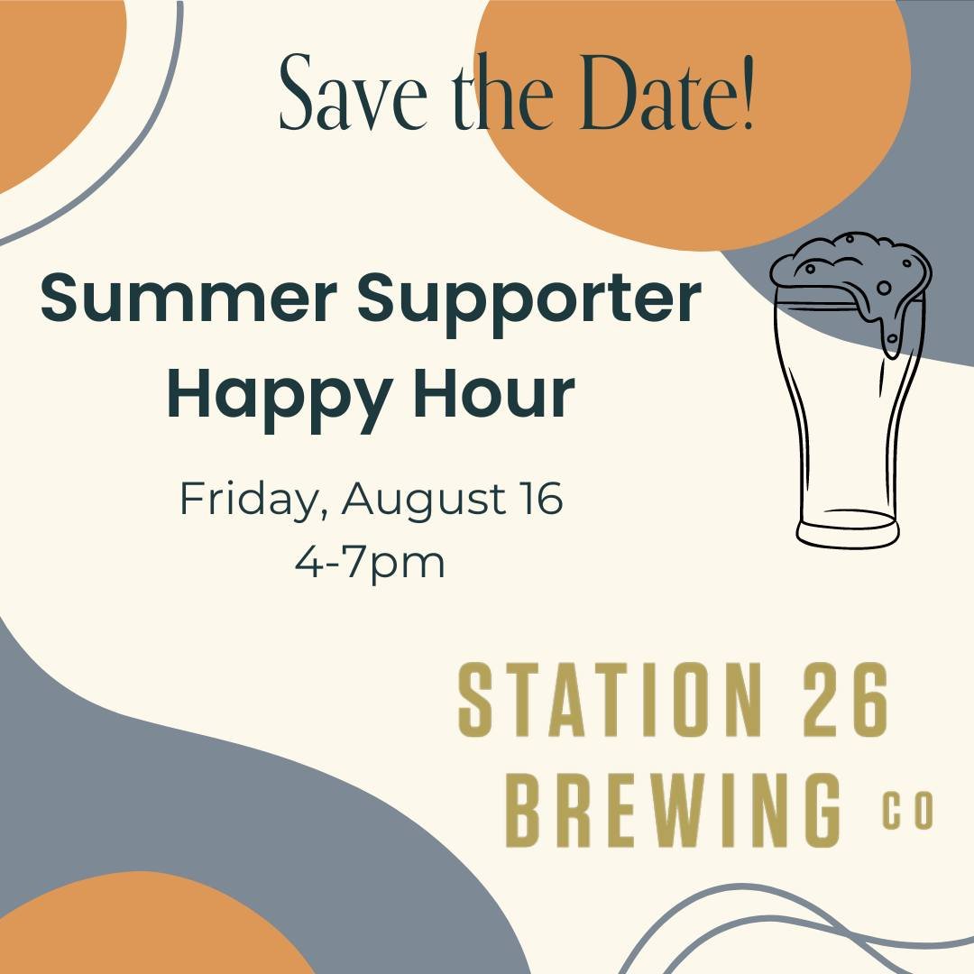 Save the date and join us for a beer at the fabulous @s26bc