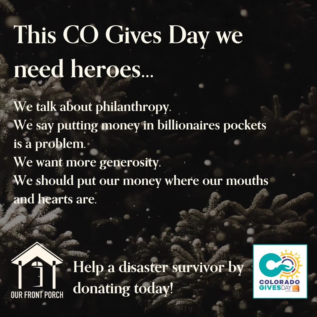 Today, it&rsquo;s not about scrolling past.
It&rsquo;s not about waiting for someone else to step up.
Today, it&rsquo;s about becoming the hero someone else is praying for.

On Colorado Gives Day, your generosity becomes shelter, stability, and hope 