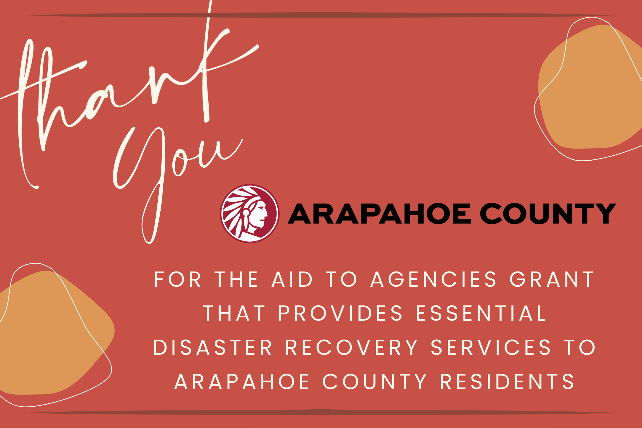 Our Front Porch Receives $18,984 from Arapahoe County to Support Disaster Case Management Services