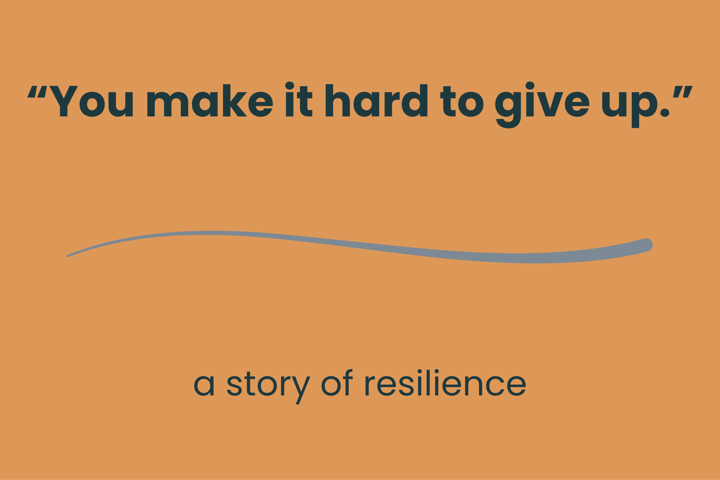 Not Allowed to Give Up