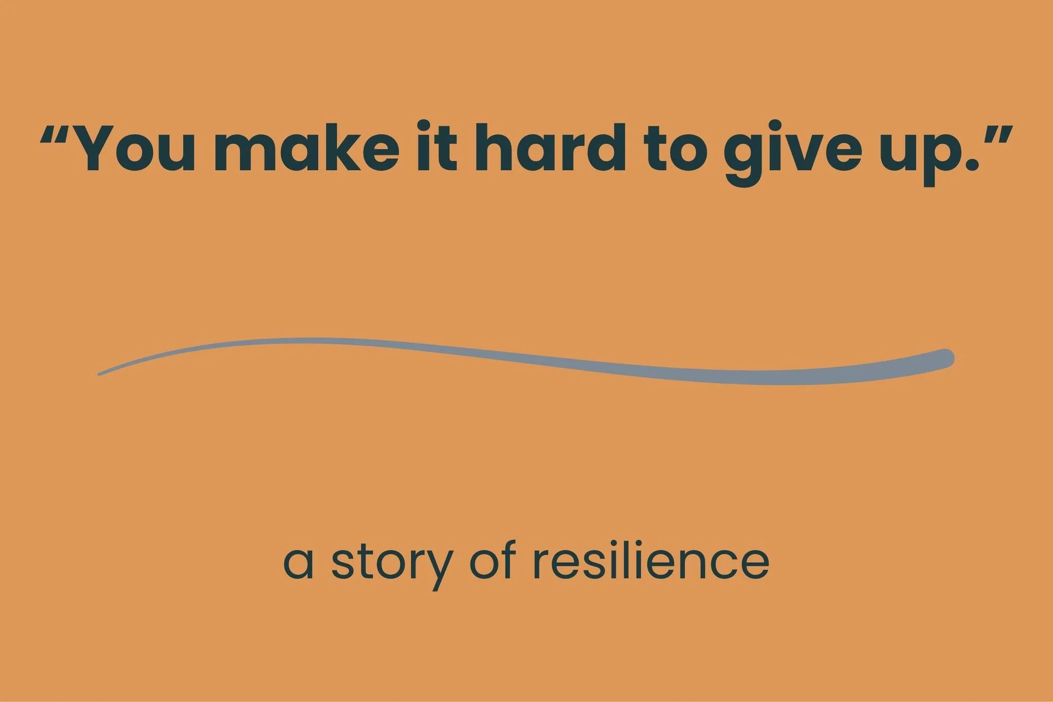 A recent client story that gets at the heart of resiliency, with a little help from Our Front Porch. 

Read the story on our What's New page - link in bio