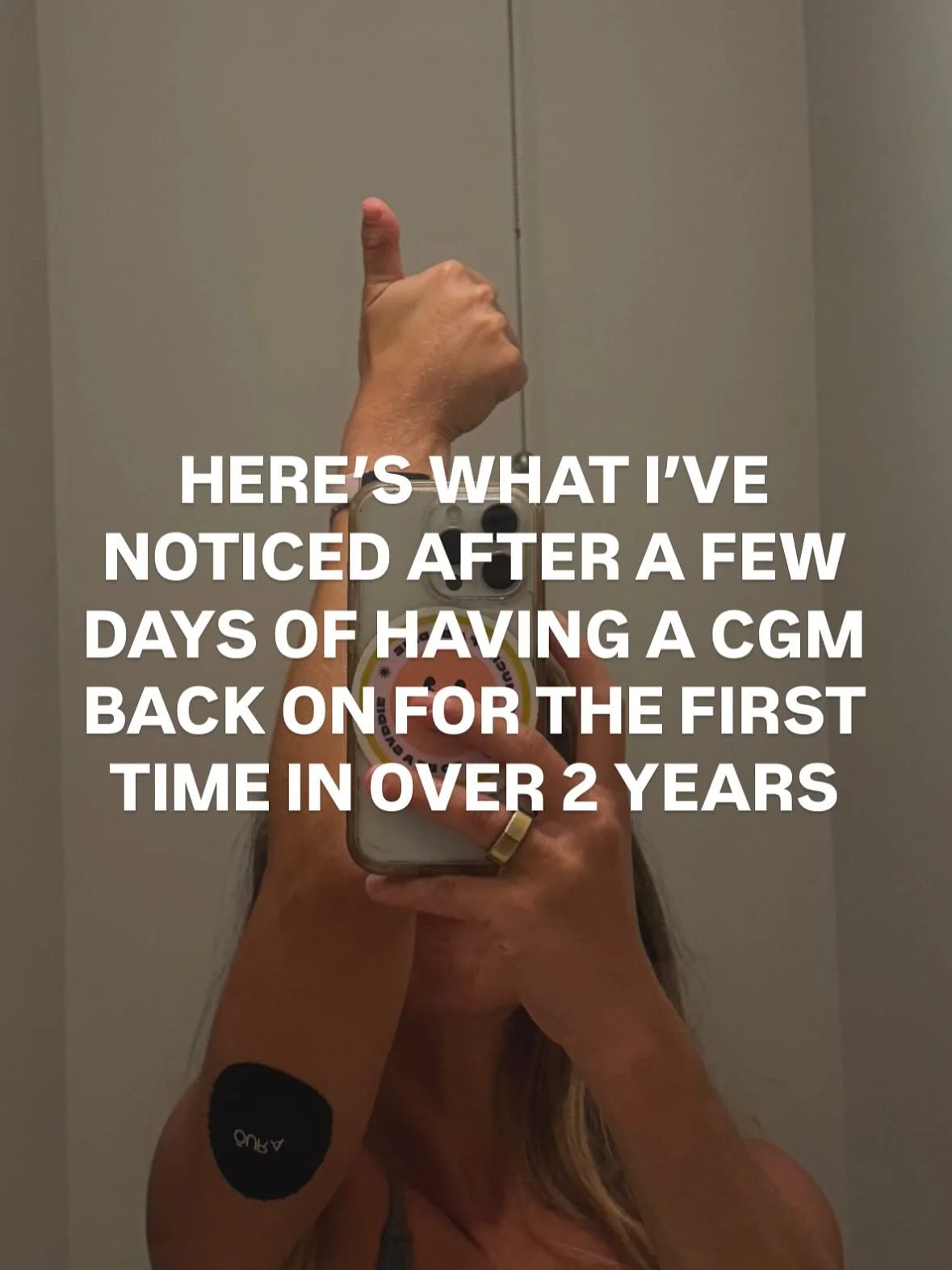 HERE&rsquo;S WHAT I&rsquo;VE NOTICED AFTER A FEW DAYS OF HAVING A CGM BACK ON FOR THE FIRST TIME IN OVER 2 YEARS 

One of my main goals of tracking my blood sugar again is to regulate and increase my ENERGY. 

Managing your blood sugar well directly 