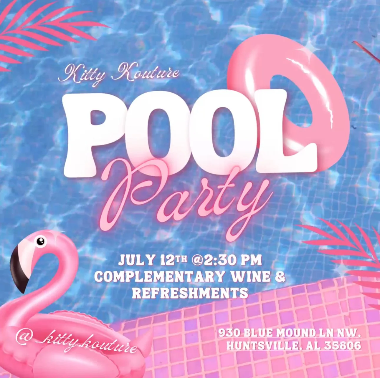 3rd Annual Tie-on Waistbead Pool Party