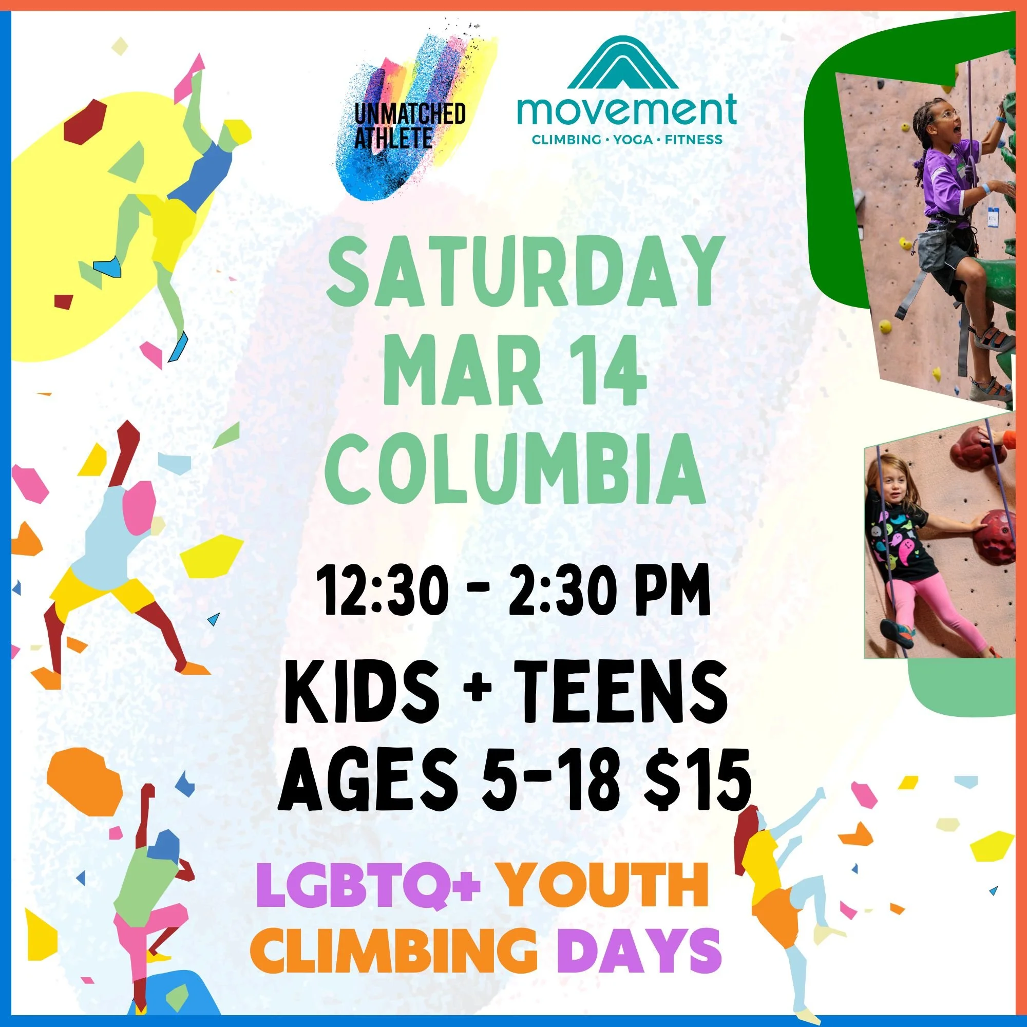 Climbing Day at Movement Columbia 03/14/26