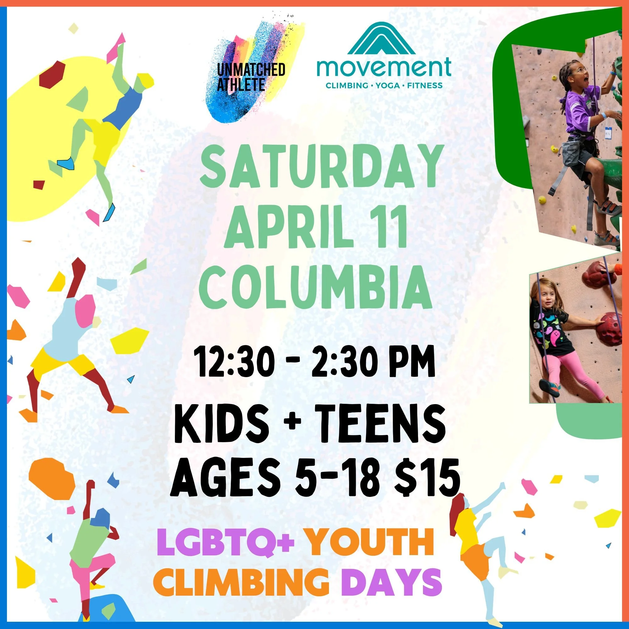 Climbing Day at Movement Columbia 04/11/26