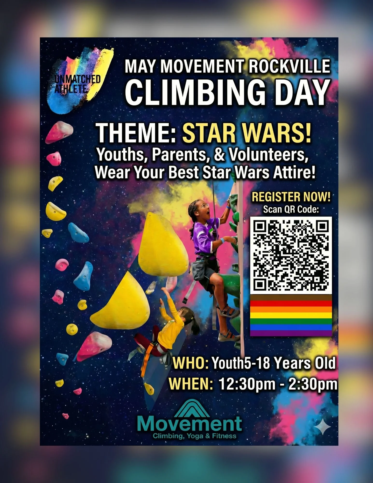 Climbing Day at Movement rockville 05/09/26 