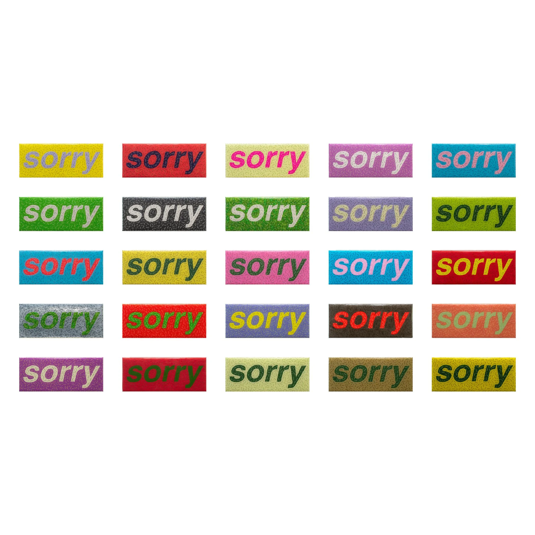 Sorry S001-S025