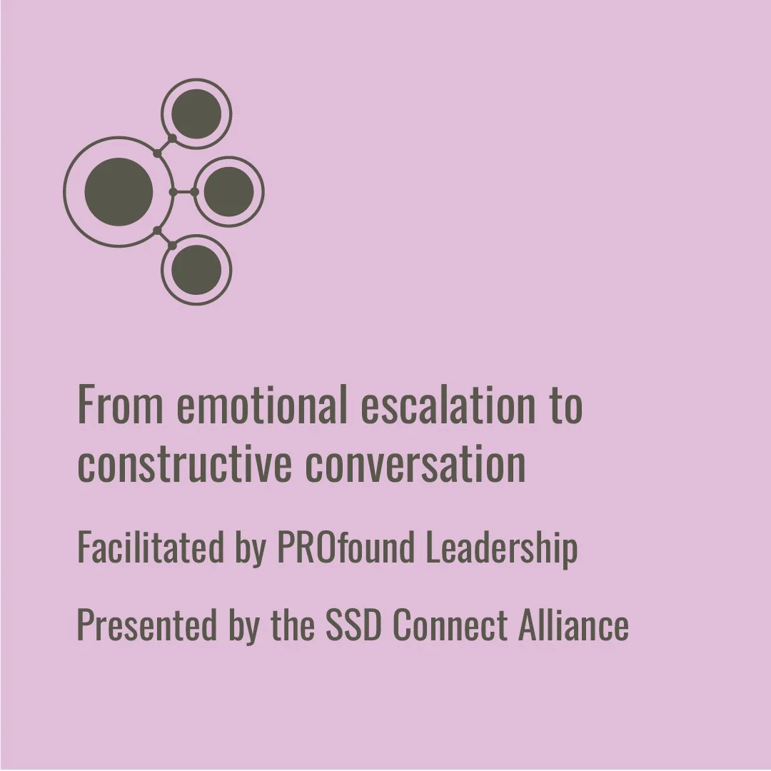 From emotional escalation to constructive conversation