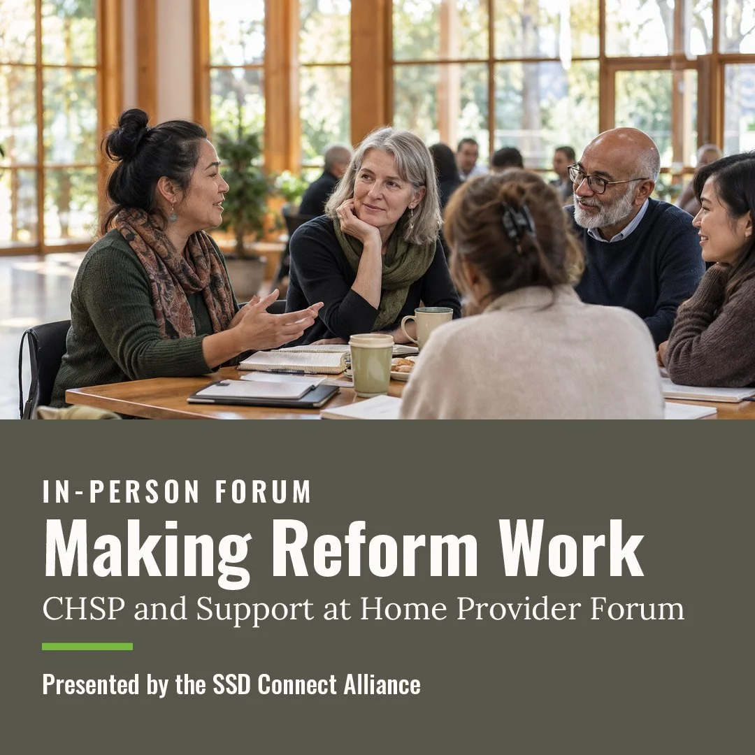 Making Reform Work: CHSP and Support at Home Provider Forum