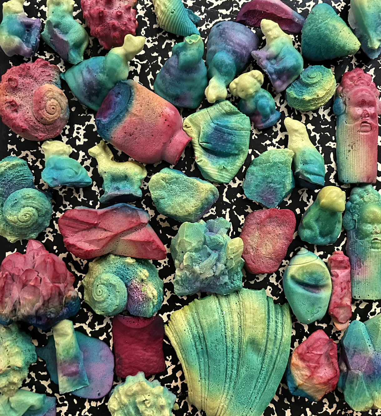 Ritual Objects II 
Plaster, Sawdust, 2025