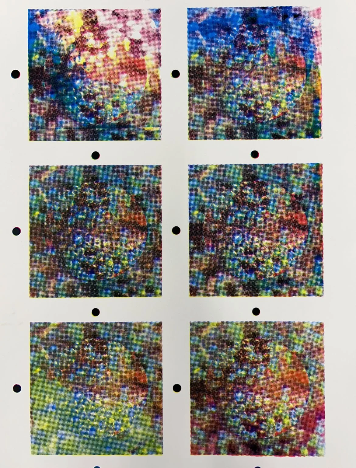 Scarab Prints (for accordion book)
CMYK Screenprint 2025