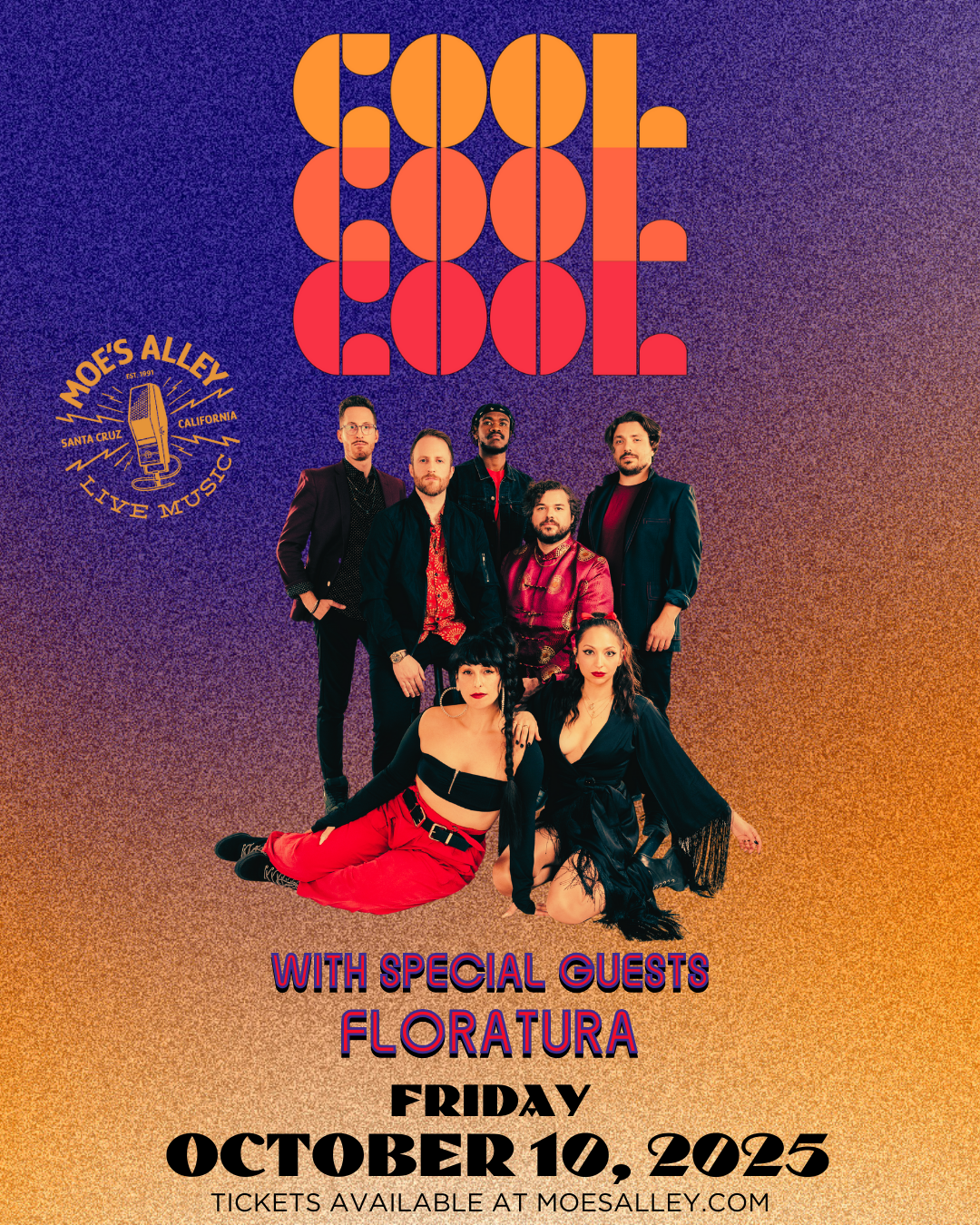 Floratura Supporting Cool Cool Cool @ Moe's Alley