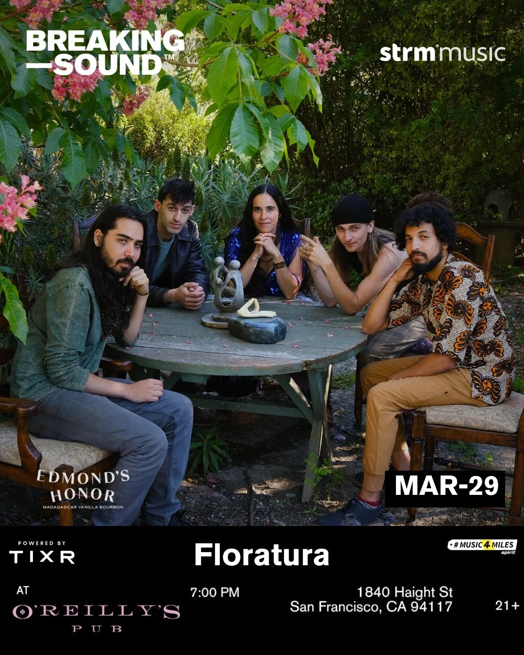 Floratura Oasis Glow Tour | Breaking Sound @ O'Reillys Pub SF