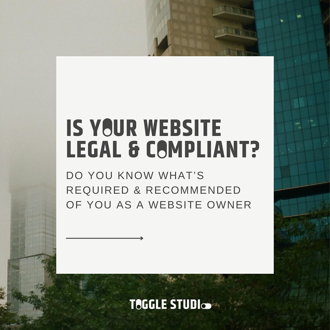 Let&rsquo;s Talk &mdash; Website Compliance 👩🏼&zwj;💻

So often we work with small business and service provider's websites, and can immediately spot very basic things that are needed (sometimes a legal requirement!) yet are missing.

We're specifi