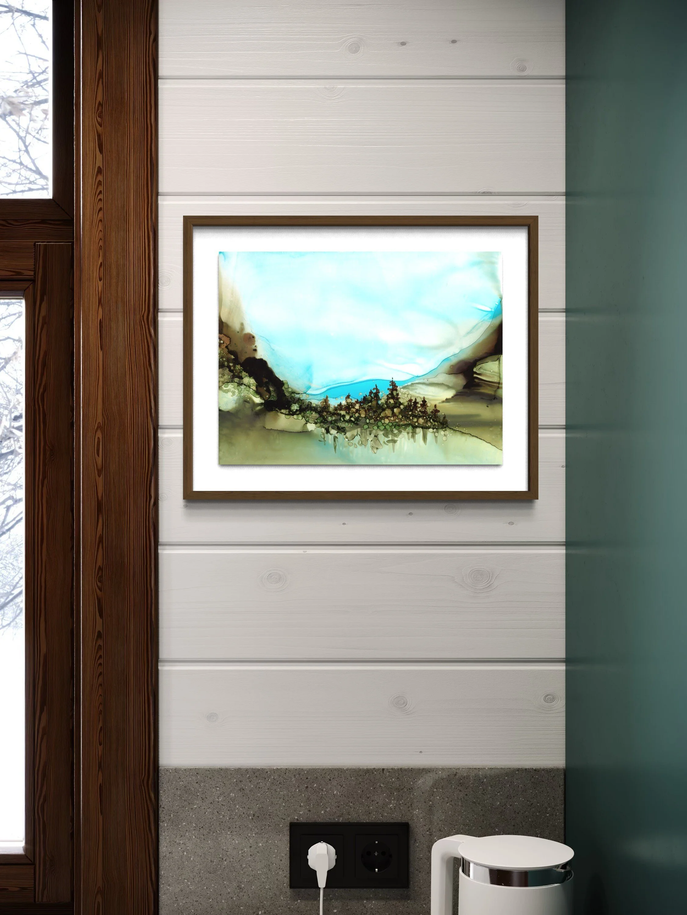 Mountain Pass Reflections - Rachel Wall Fine Art